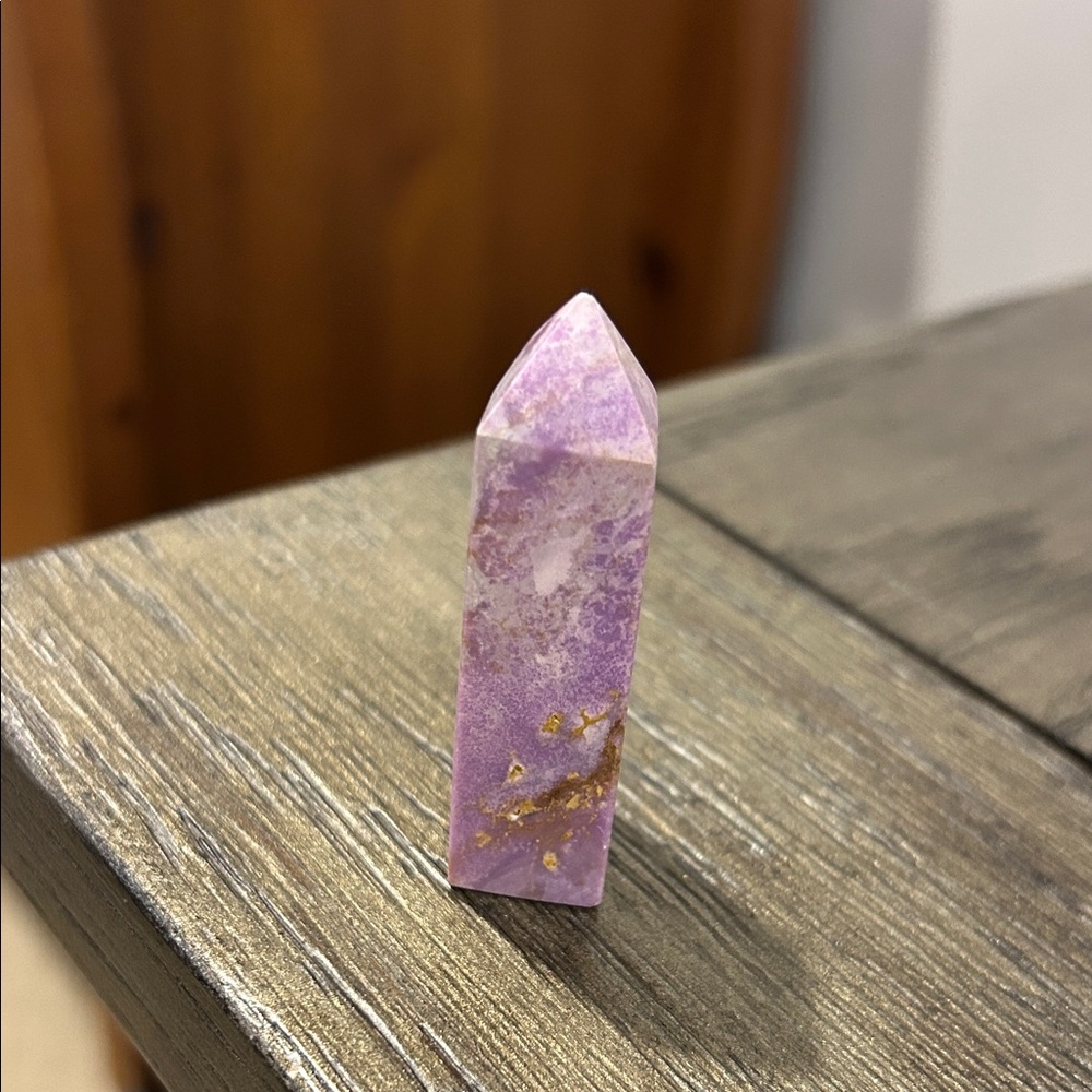 Rare Phosphosiderite decorative stone tower - Decorative Obelisk - Picture 6 of 7